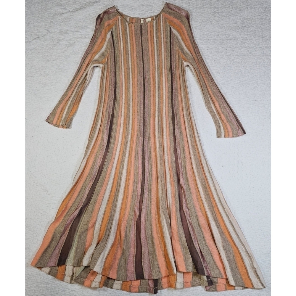 Anthropologie MOTH Nora Striped Swing Cut Sweater Dress - Picture 4 of 9
